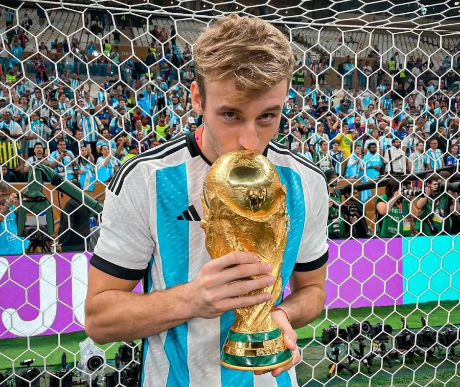 Gomes Gerth estuvo con el plantel de la Selección Argentina.