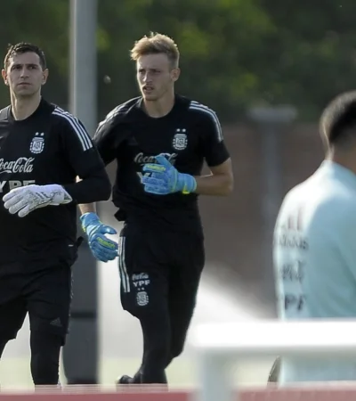 Gomes Gerth estuvo con el plantel de la Selección Argentina.