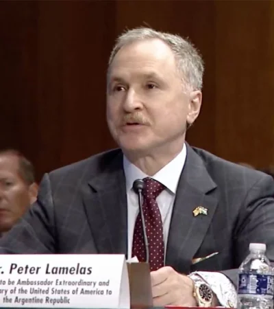 Peter Lamelas, candidato de Trump a embajador de EEUU en Buenos Aires.