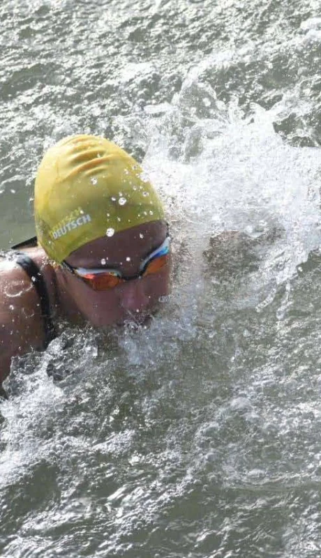 Martina Contreras, representante mendocina en Aguas abiertas/