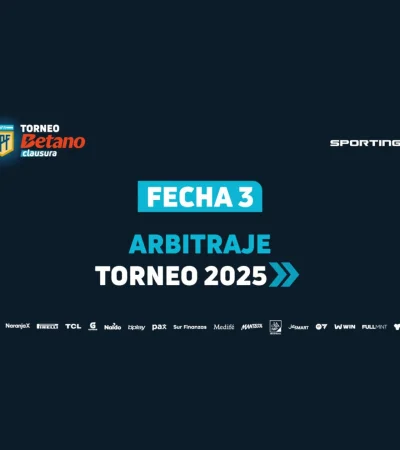 Árbitros de la fecha 3 para los mendocinos.