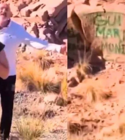 Piedras vandalizadas en Potrerillos: los turistas podrían pagar hasta $24 millones