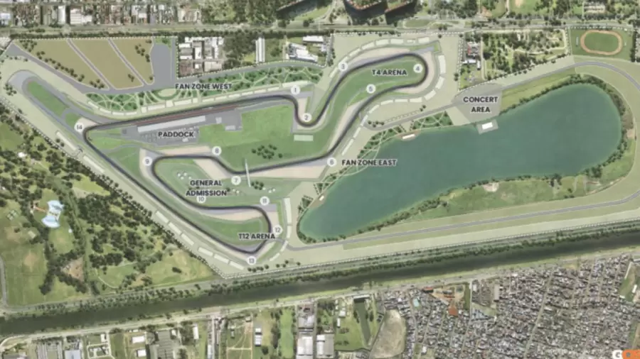 Así será el dibujo que tendrá el autódromo para el 2027.