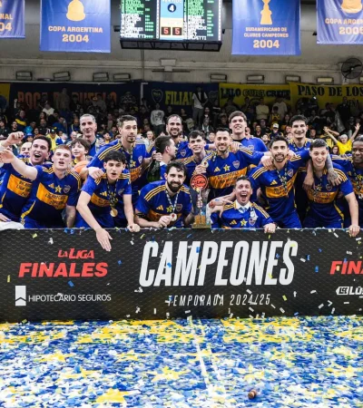 Boca, bicampeón de la Liga Nacional.