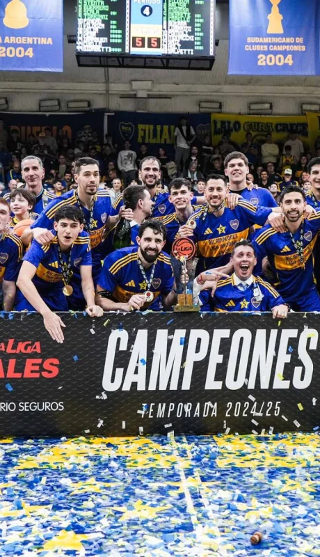 Boca, bicampeón de la Liga Nacional.