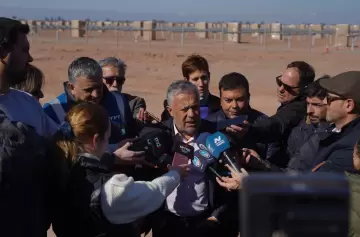 Cornejo en el Parque Solar El Quemado: "El país necesita mejores precios"