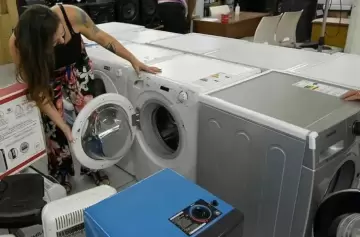 Heladera y lavarropas: bandera a cuadros para la línea blanca