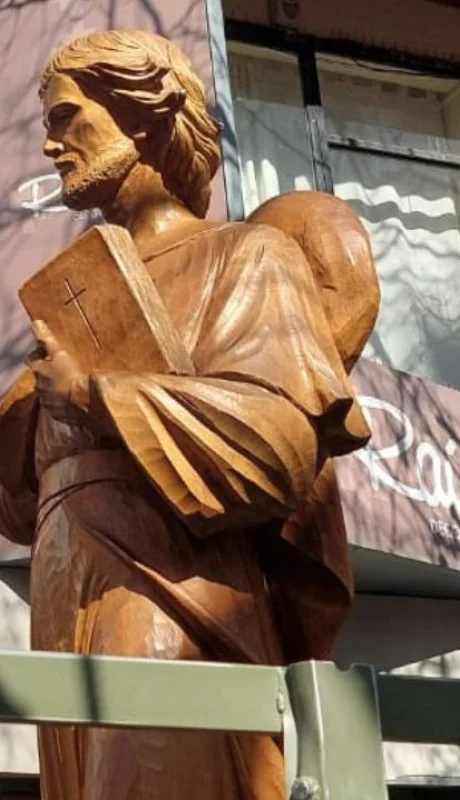 Mucha gente celebró el día del Patrono Santiago.