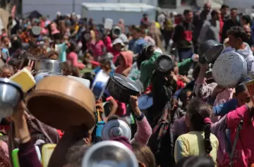 Alemania, Francia y Reino Unido exigen el fin de la epidemia de hambre en Gaza