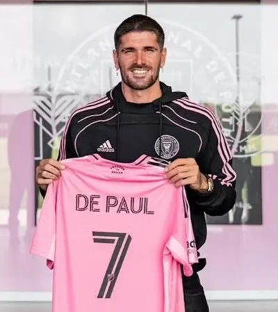 Rodrigo De Paul fue presentado como nuevo jugador del Inter Miami/ Fuente: Instagram de Rodrigo De Paul .