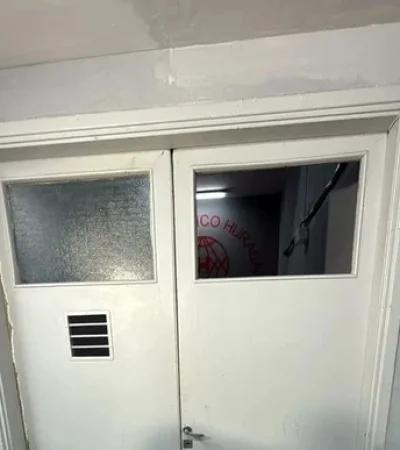 El vestuario que ocupó Boca en el Ducó/ Fuente: X