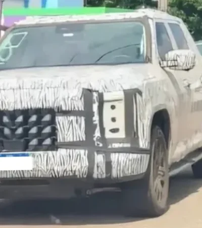 Fotos espía de la Amarok 2027.