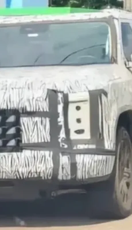 Fotos espía de la Amarok 2027.