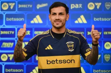 El posteo de Paredes en el flojo momento de Boca