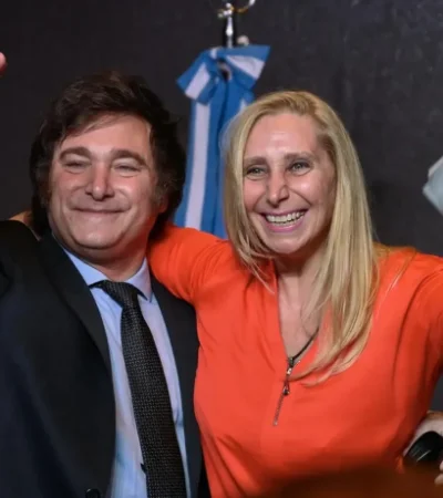 javier gerardo milei y su hermana karina