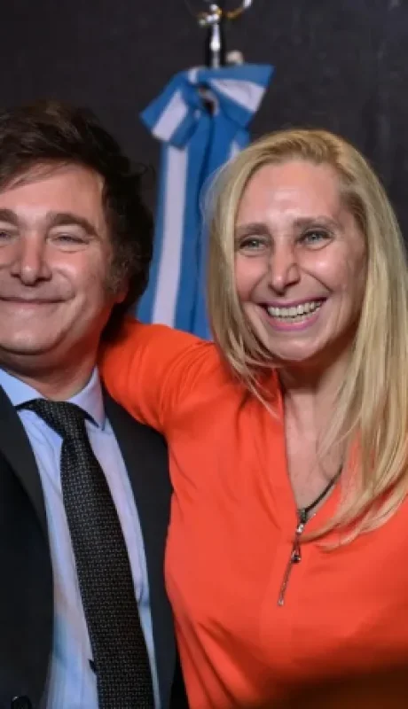 javier gerardo milei y su hermana karina