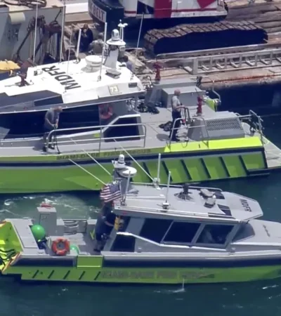 Accidente de embarcaciones en Miami.