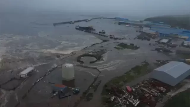 Tsunami en el Pacífico