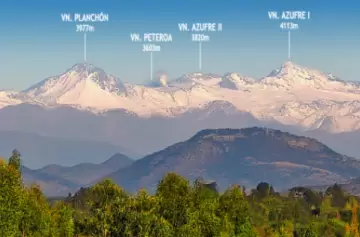 El riesgo para Mendoza de una posible erupción del volcán Planchón - Peteroa