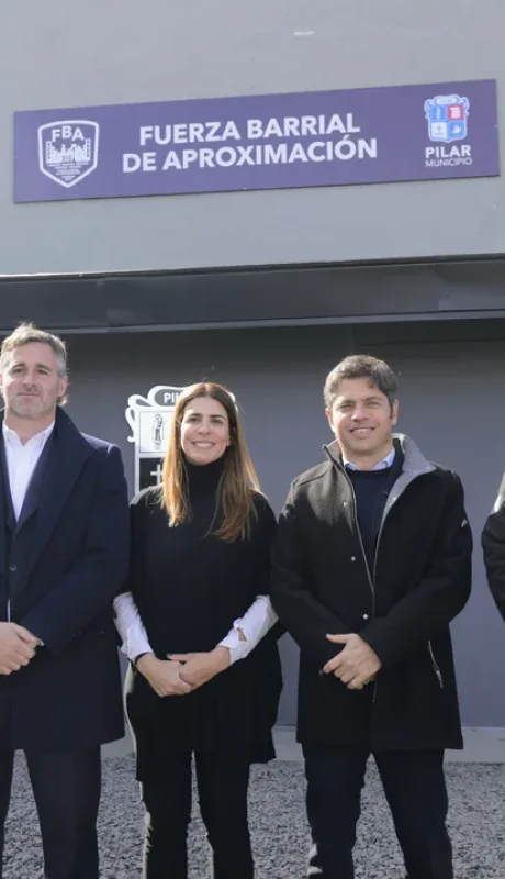 Kicillof en campaña electoral.