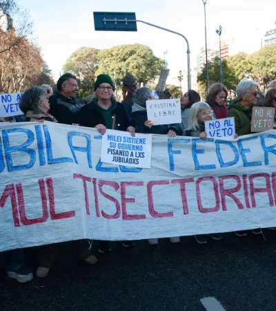 Marcha de jubilados.