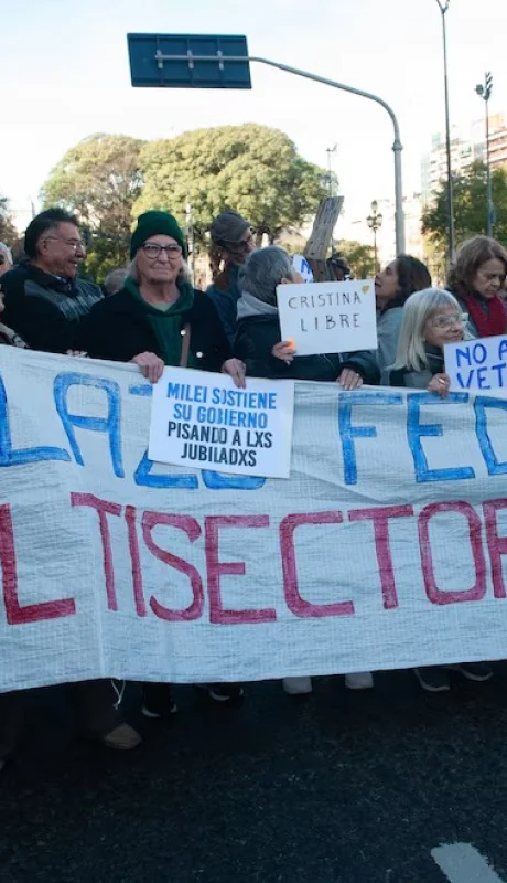 Marcha de jubilados.