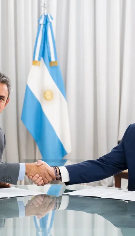 Martín Menem y Lisandro Catalán