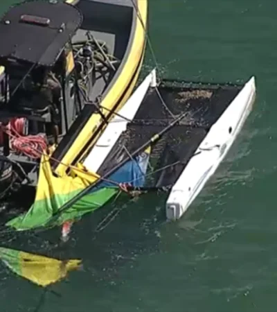 El velero en el que iban las nenas argentinas/