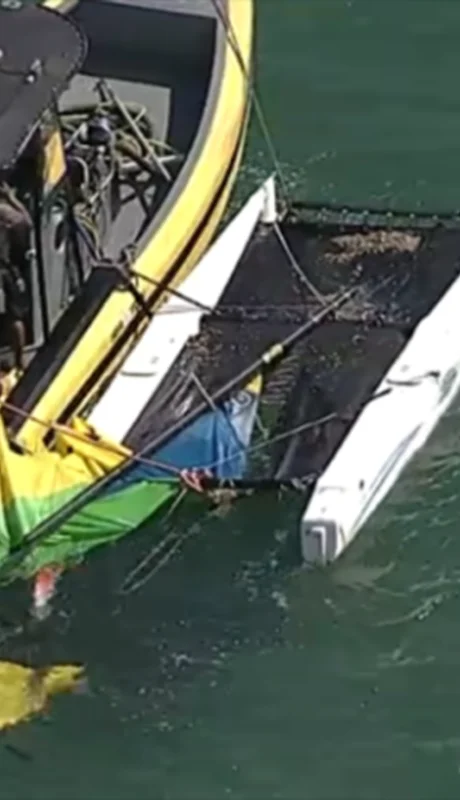 El velero en el que iban las nenas argentinas/