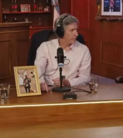 El ministro de Economía en una entrevista por streeming/