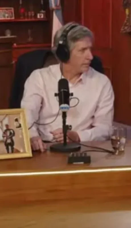 El ministro de Economía en una entrevista por streeming/