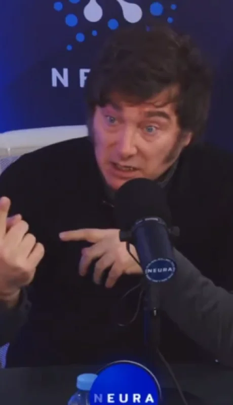 Javier Milei en Neura.