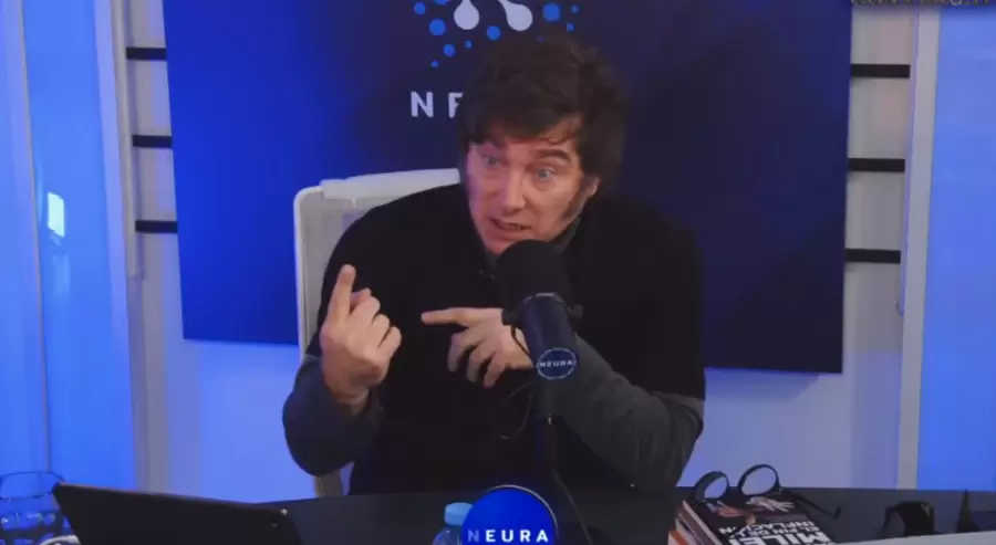 Javier Milei en Neura.