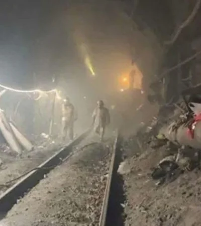 El derrumbe en la mina ocurrió tras un sismo de magnitud 4,2.