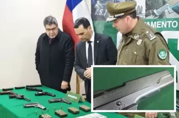 Chile: tres argentinos fueron detenidos con 6 armas y 200 balas