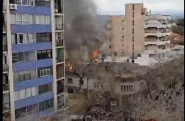 Incendio en Mendoza: cinco dotaciones de bomberos intentan apagar las llamas