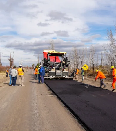 Obras de vialidad en Mendoza