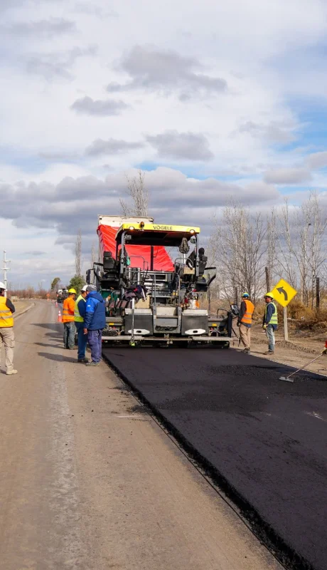 Obras de vialidad en Mendoza