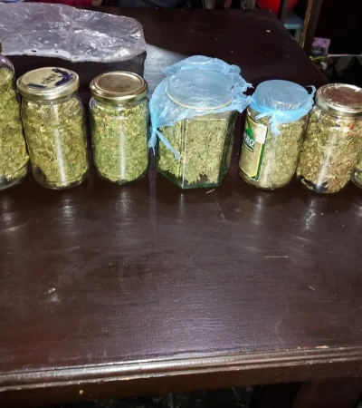 Gran cantidad de droga incautada/