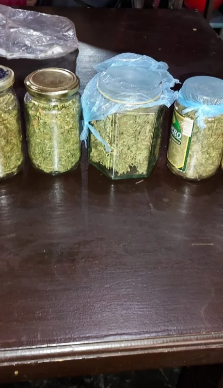 Gran cantidad de droga incautada/