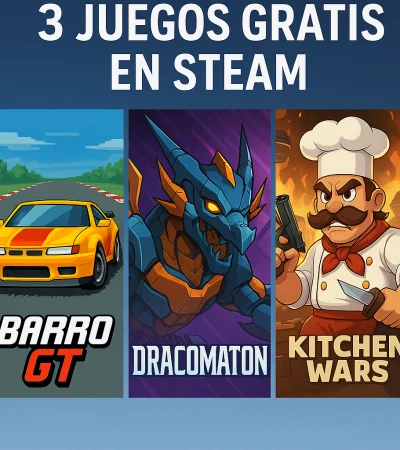 Steam regala tres juegos: sumalos ya a tu colección