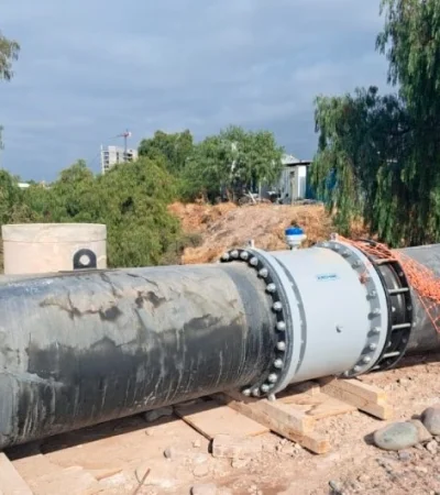 Comenzó el operativo para la colocación de 3 caudalímetros electromagnéticos/ Aguas Mendocinas
