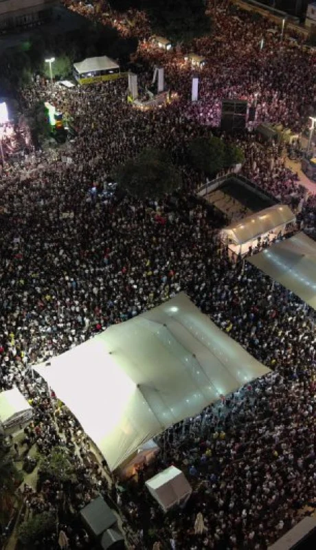 Manifestaciones en Tel Aviv