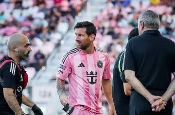 Desgarradora preocupación en Inter Miami por la lesión de Lionel Messi