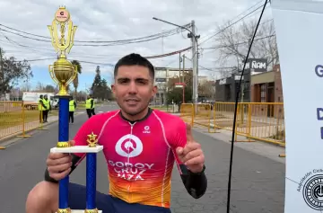 Godoy Cruz dominó el podio en la primera fecha de ciclismo en Guaymallén