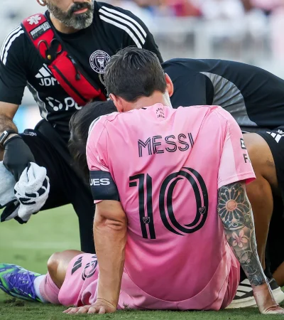 Leo Messi y una lesión que preocupa
