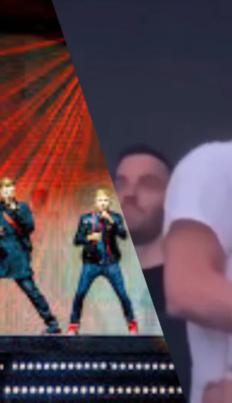 La cita romántica de Ashton Kutcher y Mila Kunis en el show de los Backstreet Boys.