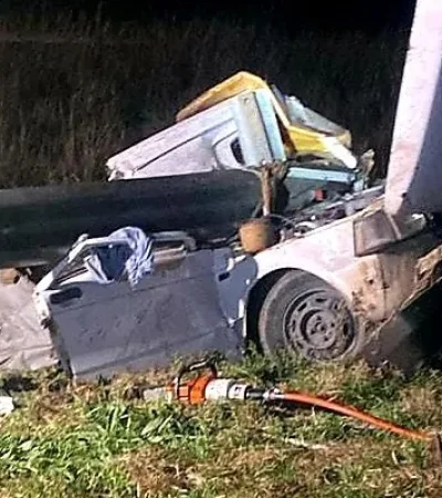 Accidente en la Ruta Nacional 19/ Fuente: Policía de Córdoba