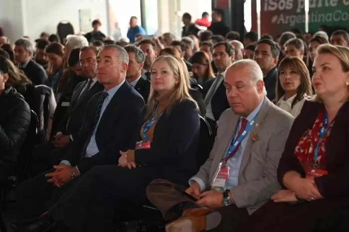 Hebe Casado, vicegobernadora de la provincia de Mendoza, entre los asistentes.