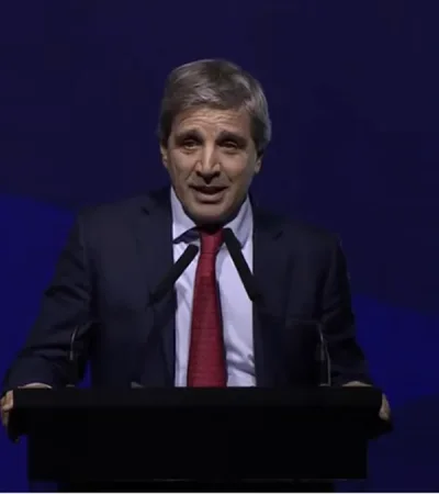 El ministro de economía, Luis Caputo, fue contundente cuando se refirió a la izquierda/